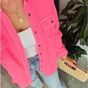 Aerie • LumberJane Waffle Shirt